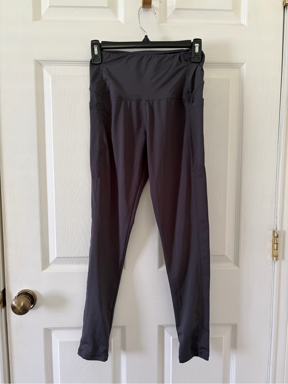 SHEIN High-Waist Performance Leggings - Dark Gray